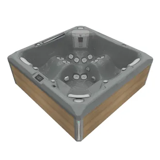 WELLIS MAKALU PEAKLIFE DELUXE, WELLIS Wannenfarbe / Aussenverkleidung: THUNDER GREY / LIGHT MAPLE
