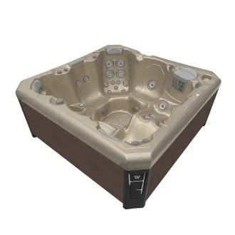 WELLIS CITYLIFE MALAGA, WELLIS Wannenfarbe / Aussenverkleidung: CHAMPAGNE / GRAPHITE BROWN