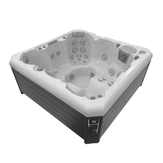 WELLIS CITYLIFE MALAGA, WELLIS Wannenfarbe / Aussenverkleidung: ICE WHITE / GRAU