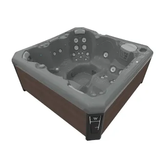 WELLIS CITYLIFE MALAGA, WELLIS Wannenfarbe / Aussenverkleidung: THUNDER GREY / GRAPHITE BROWN