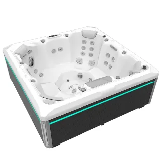 WELLIS MANDALA PEAKLIFE DELUXE, WELLIS Wannenfarbe / Aussenverkleidung: ICE WHITE / GRAU