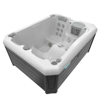 WELLIS CITYLIFE MANHATTAN, WELLIS Wannenfarbe / Aussenverkleidung: ICE WHITE / GRAU