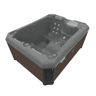 WELLIS CITYLIFE MANHATTAN, WELLIS Wannenfarbe / Aussenverkleidung: THUNDER GREY / GRAPHITE BROWN
