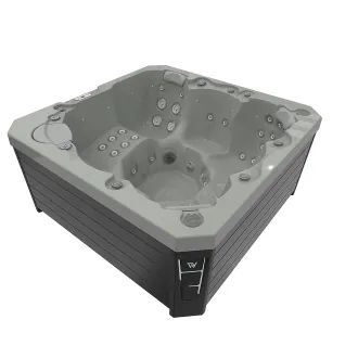 WELLIS CITYLIFE PRAGUE 230V, WELLIS Wannenfarbe / Aussenverkleidung: SOFT SILK / GRAU