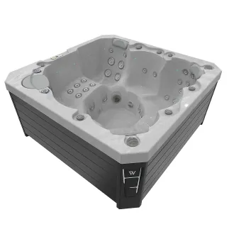 WELLIS CITYLIFE PRAGUE 230V, WELLIS Wannenfarbe / Aussenverkleidung: STERLING SILVER / GRAU