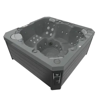 WELLIS CITYLIFE PRAGUE 230V, WELLIS Wannenfarbe / Aussenverkleidung: THUNDER GREY / GRAU