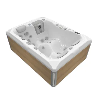 WELLIS TEIDE PEAKLIFE DELUXE, WELLIS Wannenfarbe / Aussenverkleidung: ICE WHITE / LIGHT MAPLE