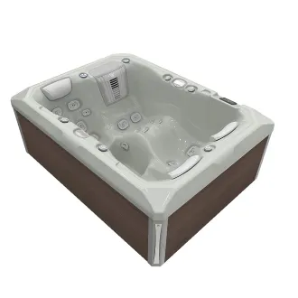 WELLIS TEIDE PEAKLIFE DELUXE, WELLIS Wannenfarbe / Aussenverkleidung: SOFT SILK / GRAPHITE BROWN