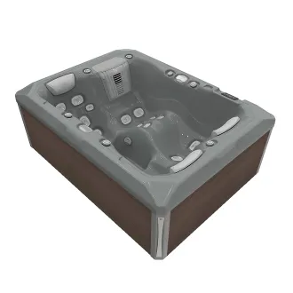 WELLIS TEIDE PEAKLIFE DELUXE, WELLIS Wannenfarbe / Aussenverkleidung: THUNDER GREY / GRAPHITE BROWN