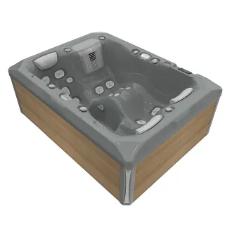 WELLIS TEIDE PEAKLIFE DELUXE, WELLIS Wannenfarbe / Aussenverkleidung: THUNDER GREY / LIGHT MAPLE