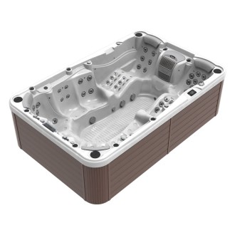 WELLIS OLYMPUS PEAKLIFE DELUXE, Wannenfarbe: STERLING SILVER / BRAUN
