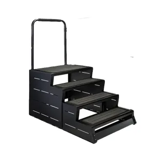 SCHWIM-SPA TREPPE, ModStep 4 Optionen: Treppe + Frontgeländer