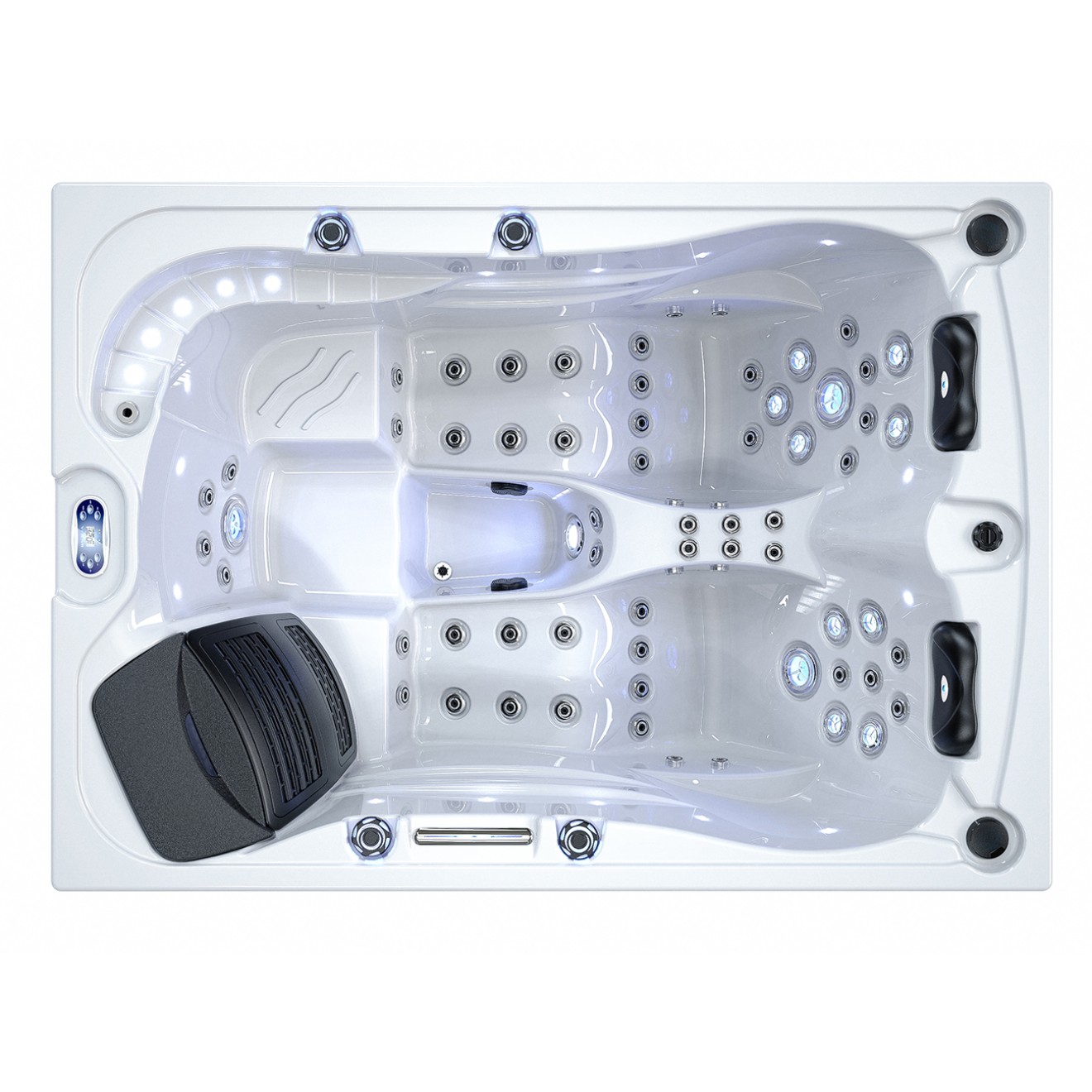 Whirlpool 2 Personen - 2 Liegen - 1 Sitz Balboa Steuerung