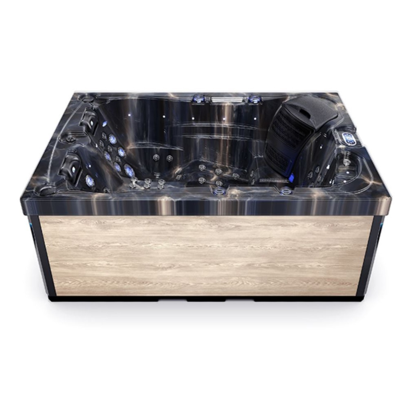 Whirlpool 2 Personen - 2 Liegen - 1 Sitz Balboa Steuerung