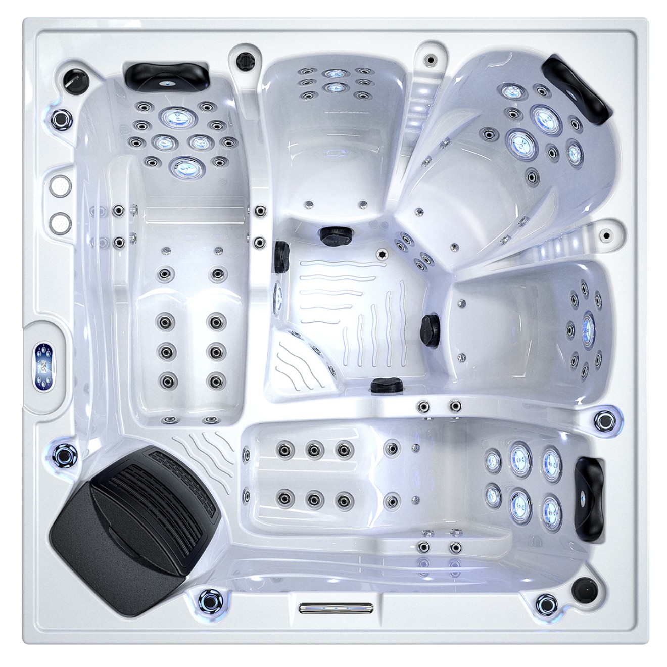 Whirlpool 2 Liegen 3 Sitze - 220x220x88cm Balboa