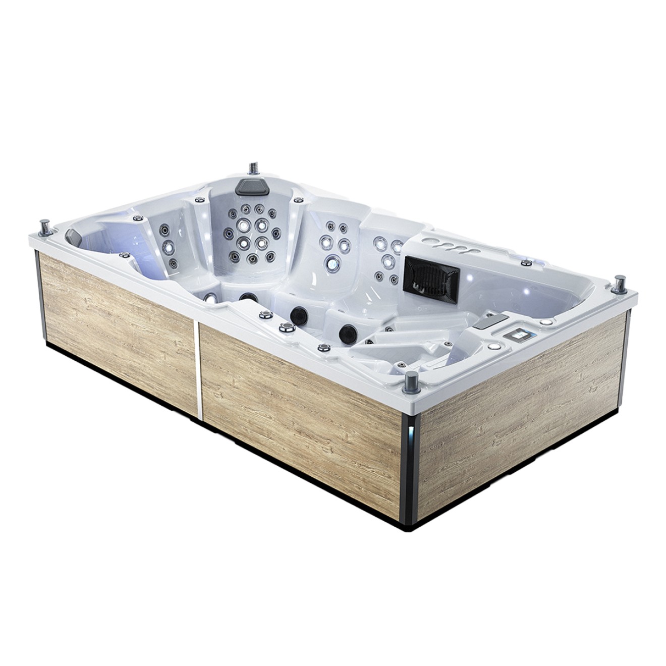 Grosser Familien Whirlpool 2 Liegen - 7 Sitze - Balboa