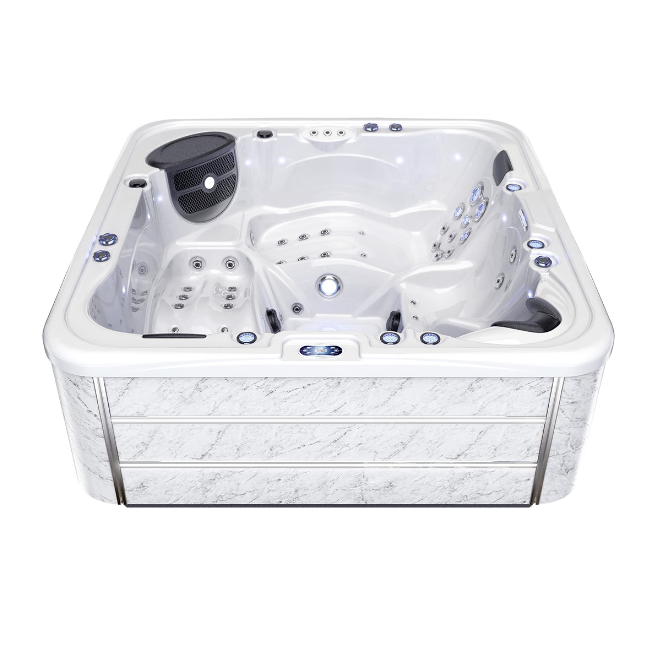 Gartenwhirlpool POLAR ZR801 - 230cmx230cm - Premium Whirlpool