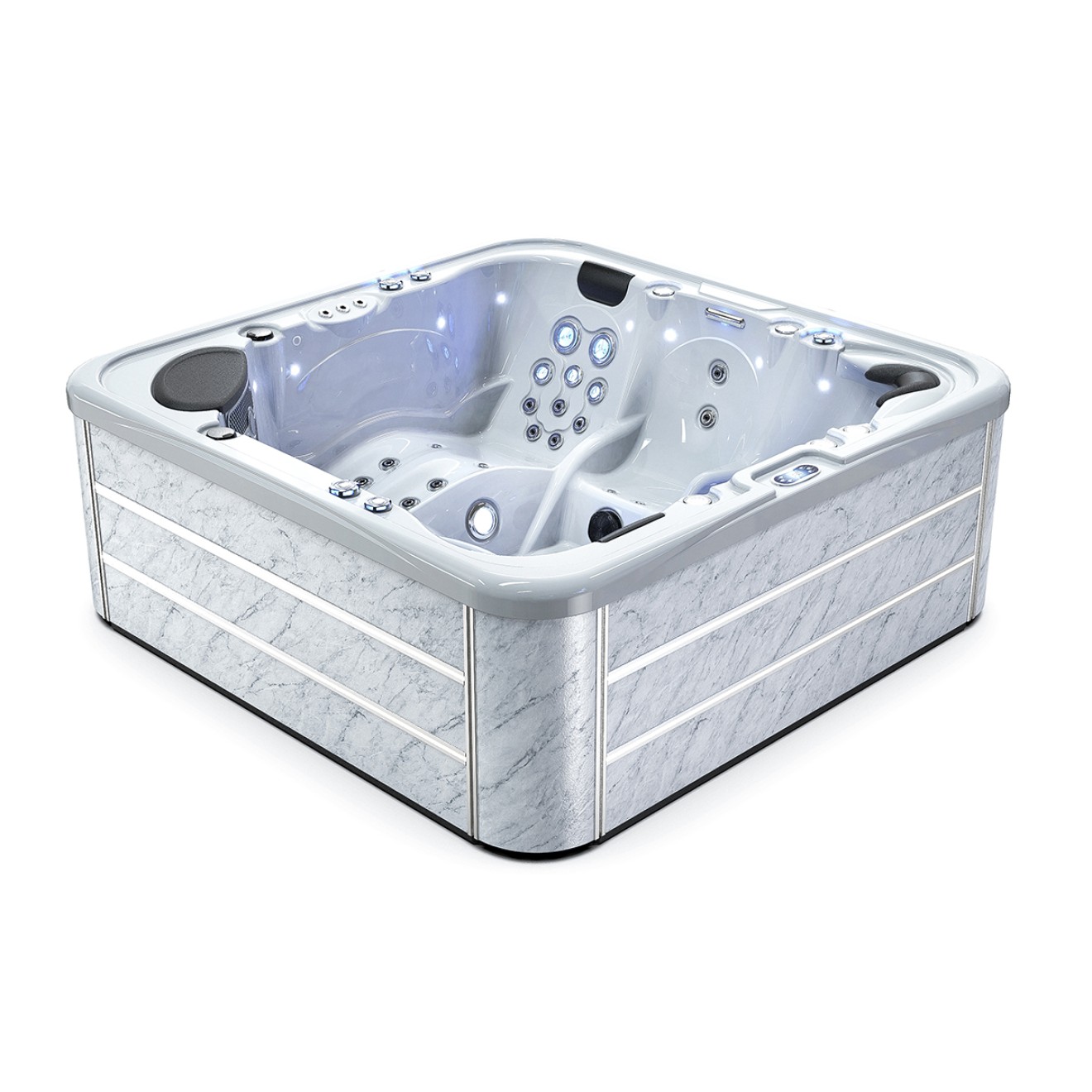 Gartenwhirlpool POLAR ZR801 - 230cmx230cm - Premium Whirlpool