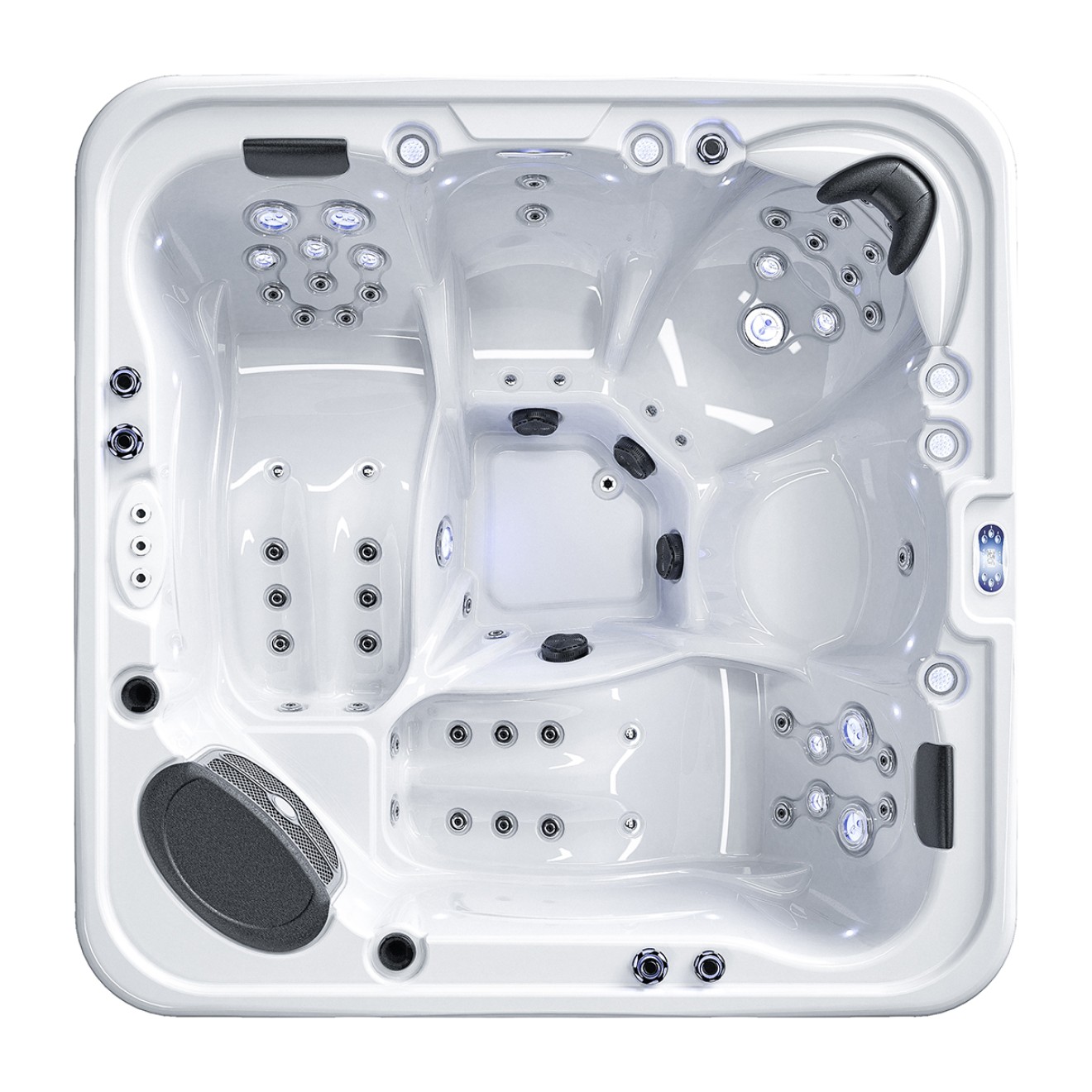 Gartenwhirlpool POLAR ZR801 - 230cmx230cm - Premium Whirlpool
