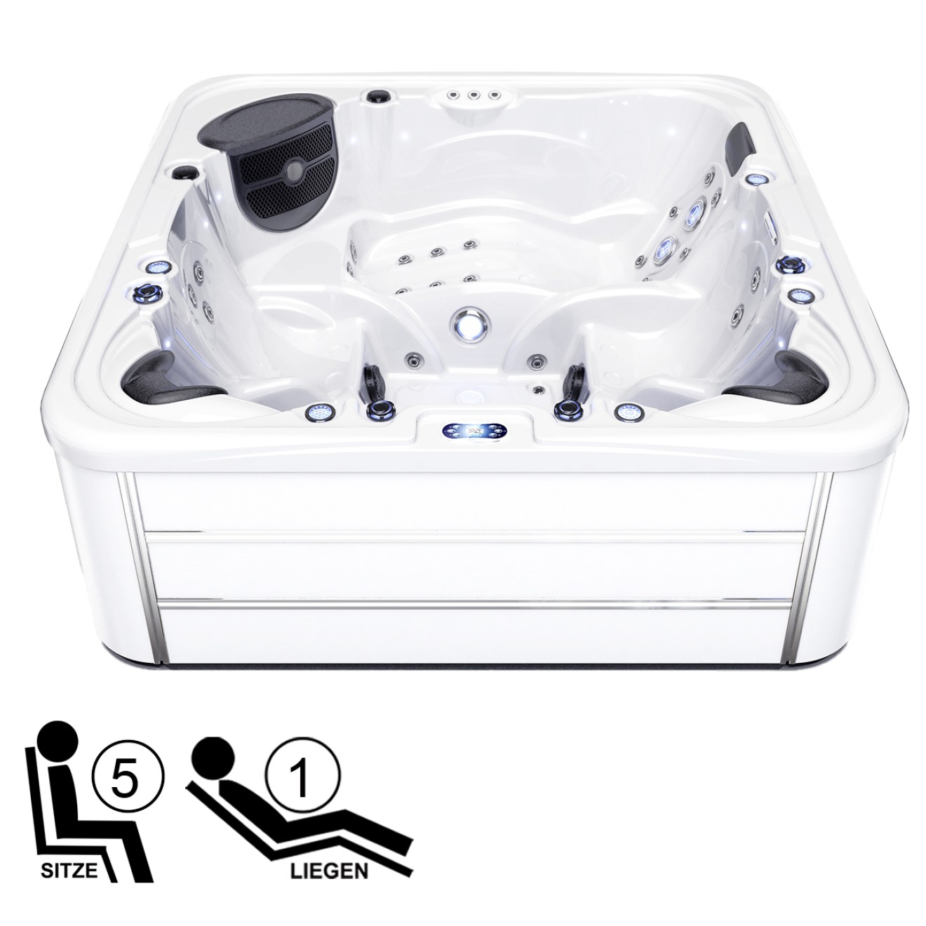 WHIRLPOOL ZR802 - Garten Whirlpool - Outdoor Whirlpool Testsieger