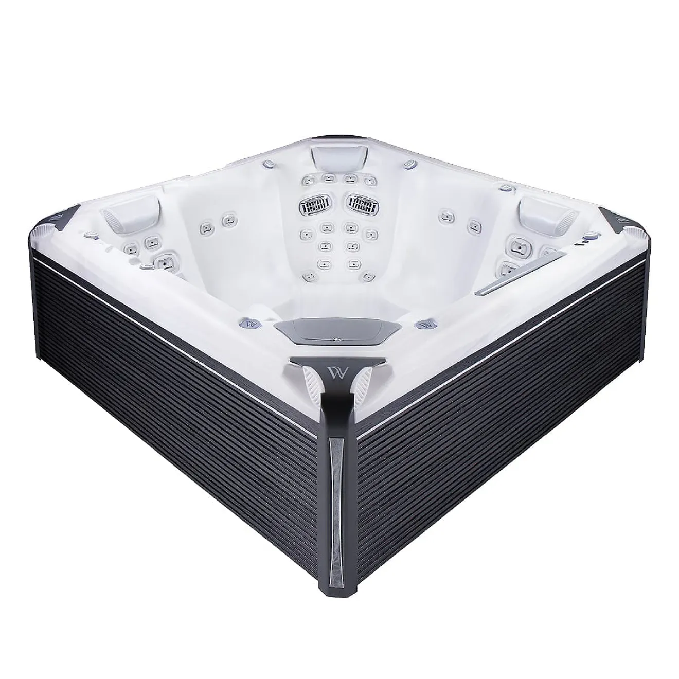 Wellis Whirlpool Everest Deluxe Life aus der Life Line Serie - Wanne: Pearl White