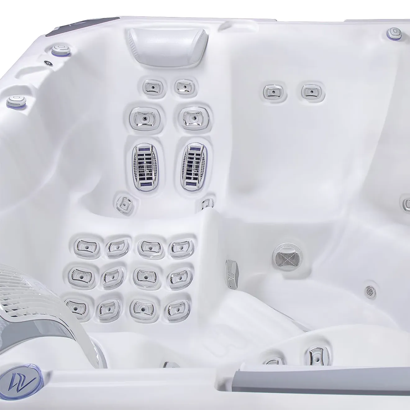 Wellis Whirlpool Everest Deluxe Life aus der Life Line Serie - Wanne: Pearl White