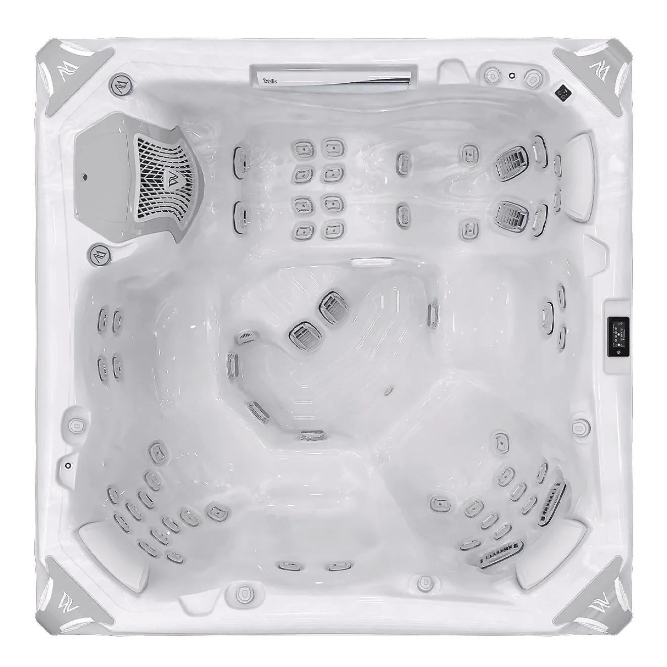 Wellis Whirlpool Kilimanjaro Deluxe Life aus der Life Line Serie - 5 Sitze 2 Liegen