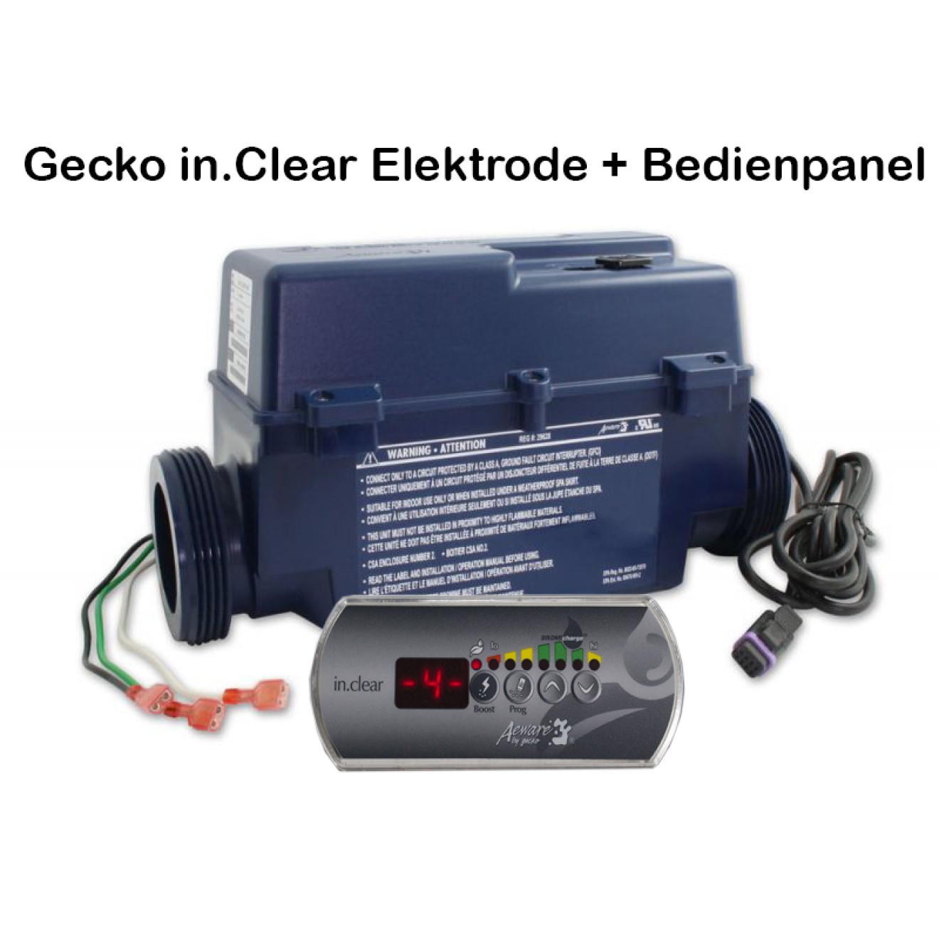 Gecko in.CLEAR Elektrode - Nachrüstung. Gecko Aeware Bromicharge