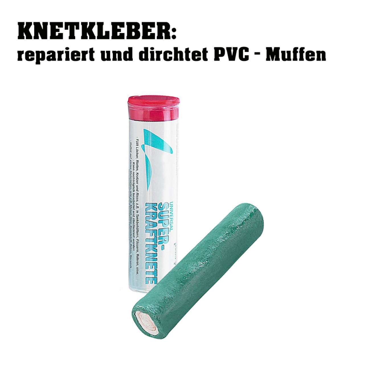 Whirlpool Reparatur Knetkleber für PVC Industrienorm