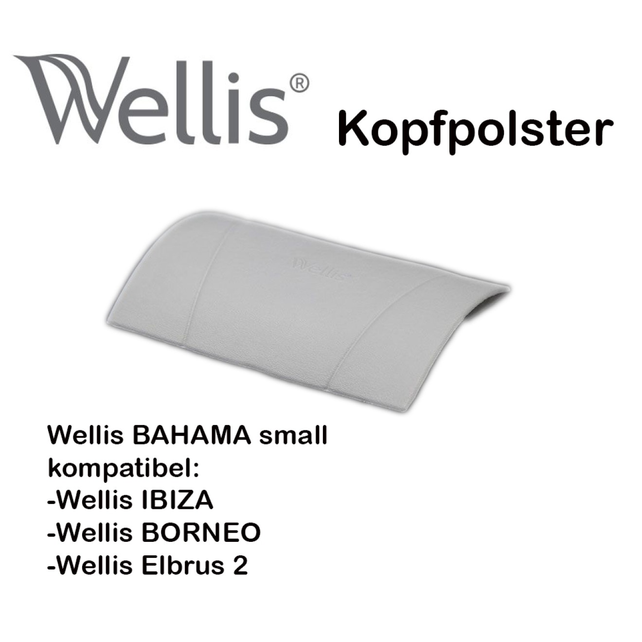 Wellis Whirlpool Kopfpolster AF00030 Bahama Ibiza Borneo Elbrus