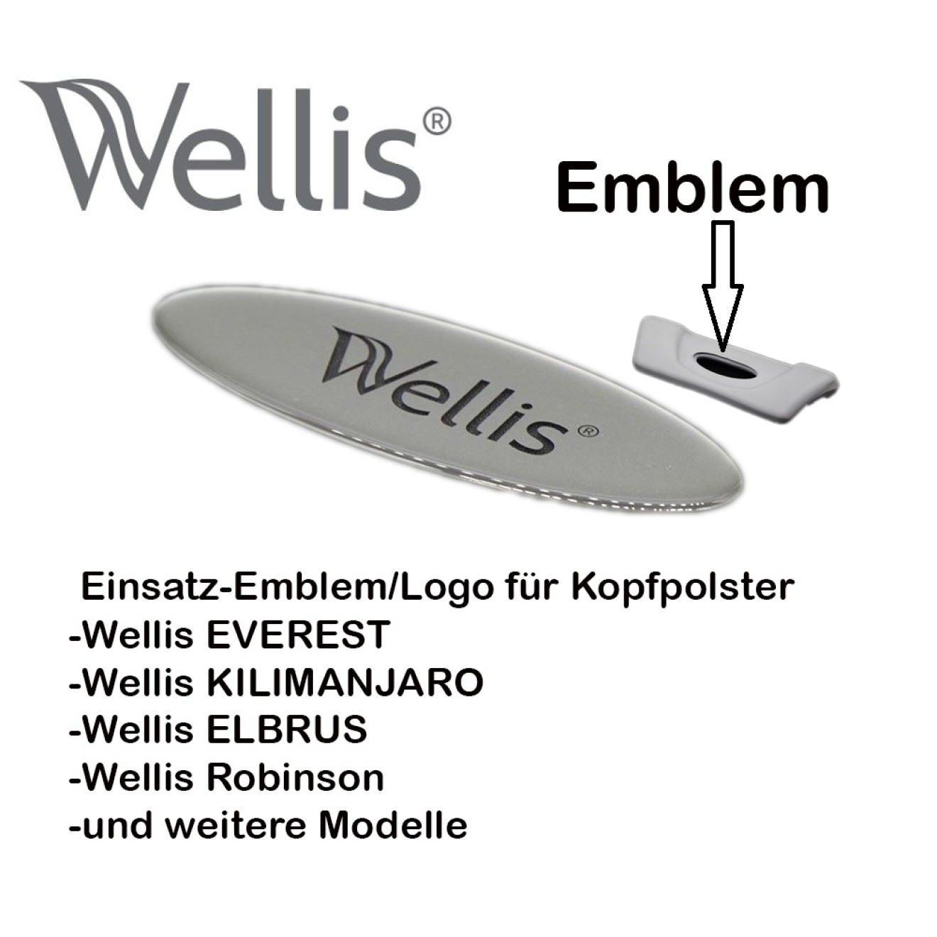 Wellis Kopfkissen Kopfpolster Everest Kilimanjaro Robinson Olympus