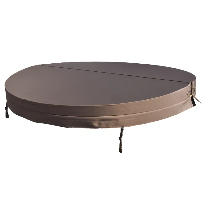 Weather Shield Thermocover braun round spa ø200cm- Durchmesser: 200cm Spacover