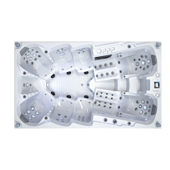 Grosser Familien Whirlpool 2 Liegen - 7 Sitze - Balboa