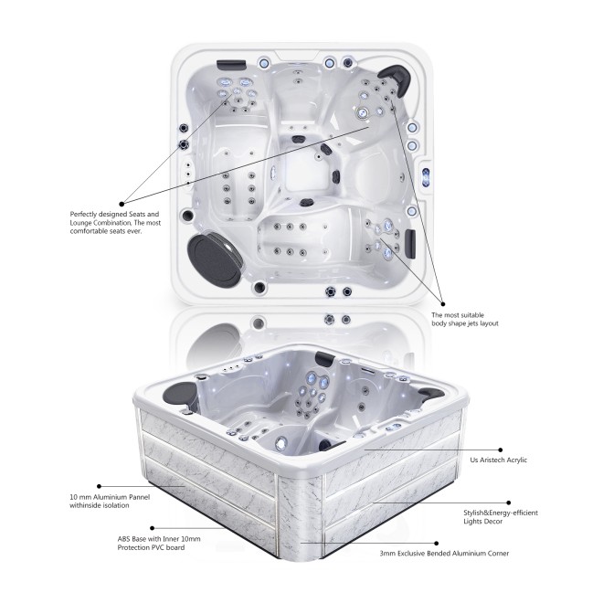 WHIRLPOOL ZR802 - Garten Whirlpool - Outdoor Whirlpool Testsieger