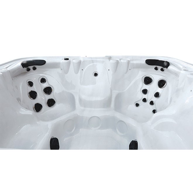 Whirlpool mit 2x Nackenmassage unv V-Form Kopfpolster