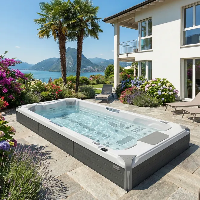 Wellis Schwimmspa Amazonas Grand Prix Life Premium - Semiground Swimspa