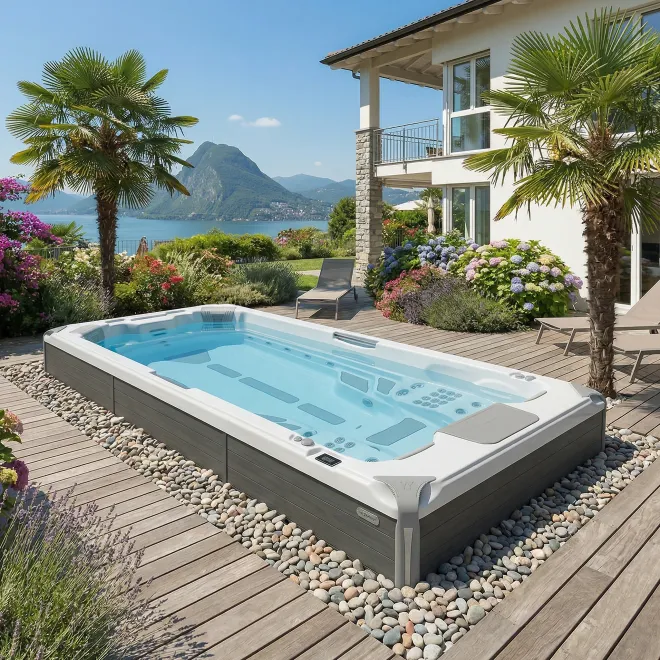 Wellis Schwimmspa Amazonas Grand Prix Life Premium - Semiground Swimspa