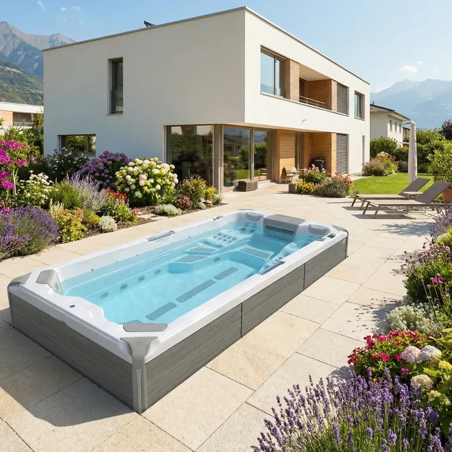 Wellis Schwimmspa Amazonas Grand Prix Life Premium - Semiground Swimspa