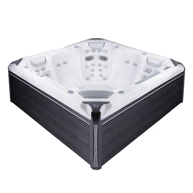 Wellis Whirlpool Everest Deluxe Life aus der Life Line Serie - Wanne: Pearl White