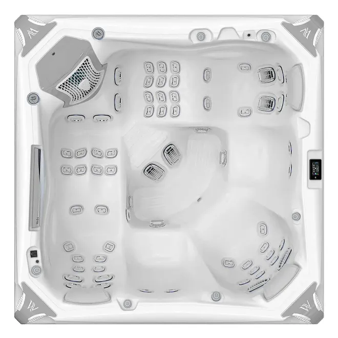 Wellis Whirlpool Everest Deluxe Life aus der Life Line Serie - Wanne: Pearl White