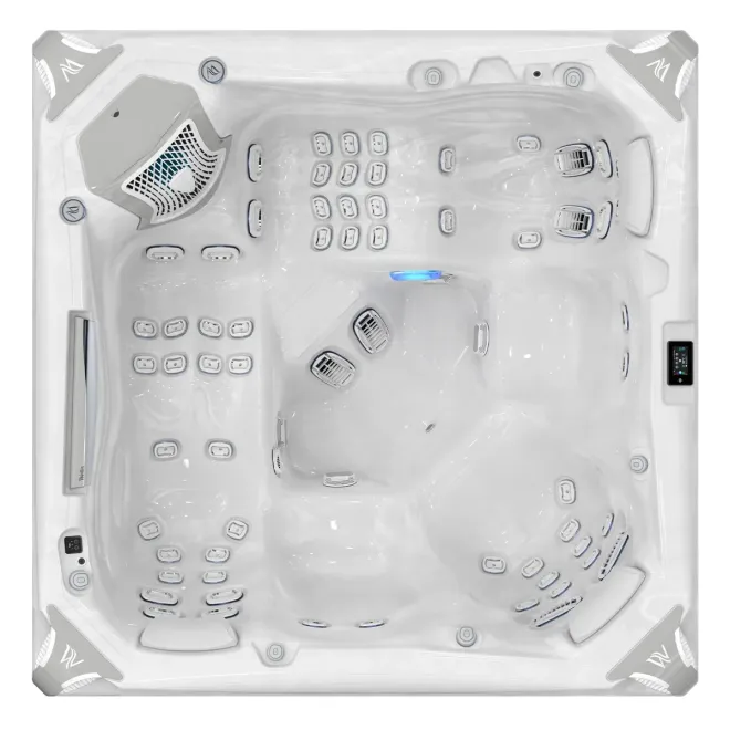 Wellis Whirlpool Everest Deluxe Life aus der Life Line Serie - Wanne: Pearl White