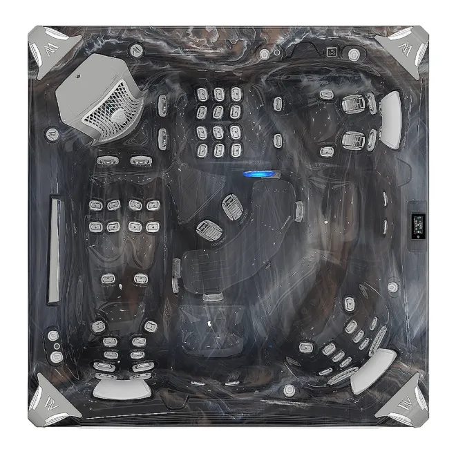 Wellis Whirlpool Everest Deluxe Life aus der Life Line Serie - Wanne: Pearl White