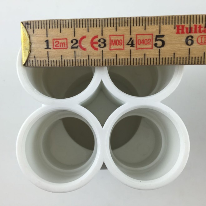 Whirlpool Verteiler 4 Fach von 1,5 Zoll auf 4 x 3/4 Zoll
