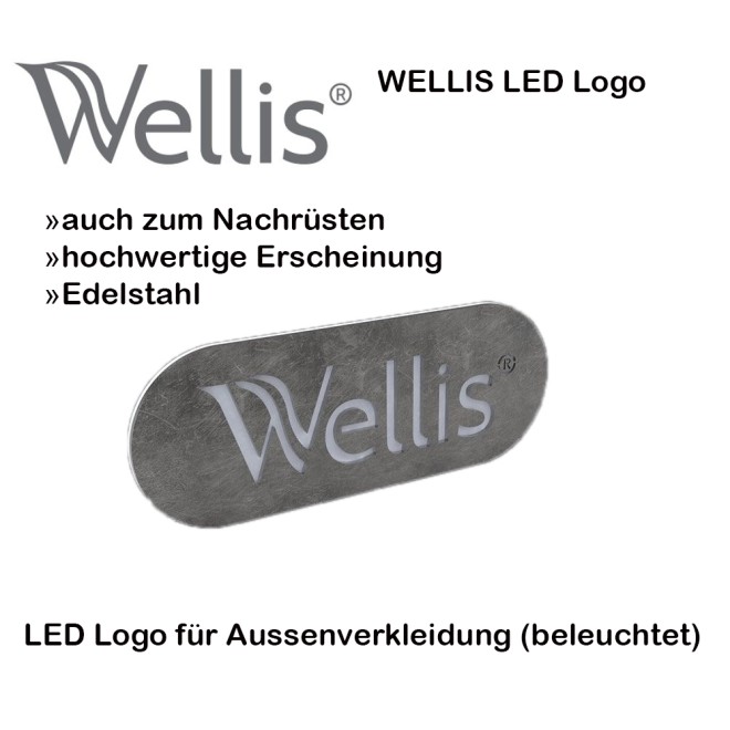 WELLIS LED LOGO BELEUCHTET