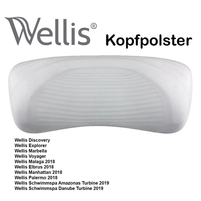 Kopfpolster Wellis Wellis Kopfpolster Wellis, Whirlpool, Amazonas Turbine 2019, Danube Turbine 2019, Elbrus 2018 ,Explorer, Malaga 2018, Malaga 2018 standard, Manhattan 2018, Manhattan NTR, Marbella, Palermo 2018, Rio Grande Turbine 2019, Week End 453 ; R