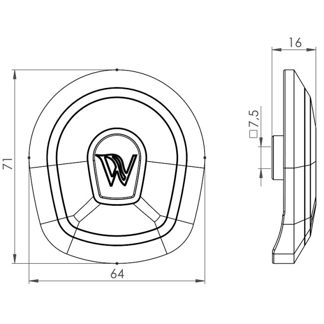 Wellis Whirlpool Deckel Diverter