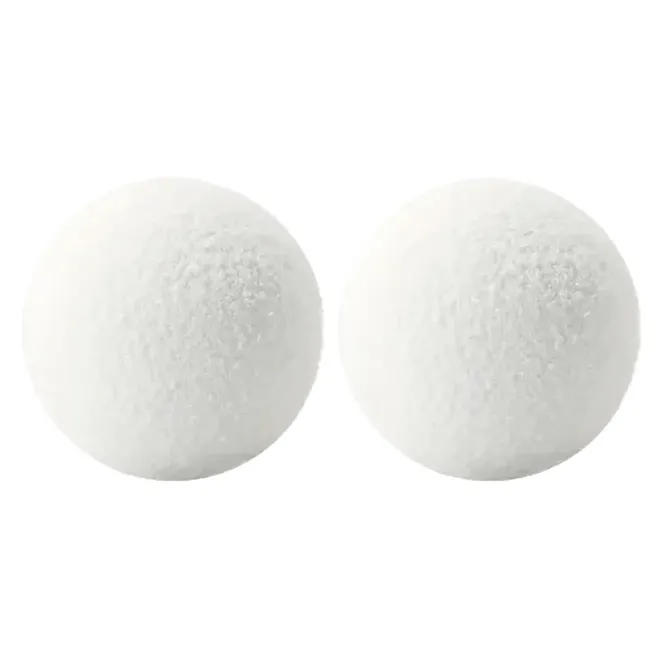 2 Stück EcoClean Wiederverwendbare 3-Zoll Öl Absorbierende Schwammkugeln Für Schwimmbäder, Whirlpools Und Spa - Schwimmende Schwimmbadfilter, Kunststoff, Keine Elektrizität Oder Batterien Erforderlich, Weiß, Unverzichtbares Für Die Schwimmbadpflege | Schw