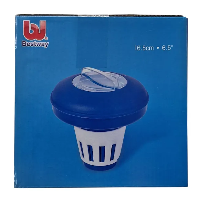Extra großer Dosierspender für Chlor- & Bromtabletten (Ø 16,5 cm). Mit einstellbarem Schaltring