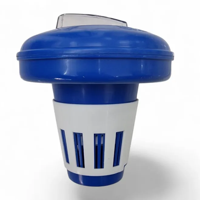 Extra großer Dosierspender für Chlor- & Bromtabletten (Ø 16,5 cm). Mit einstellbarem Schaltring