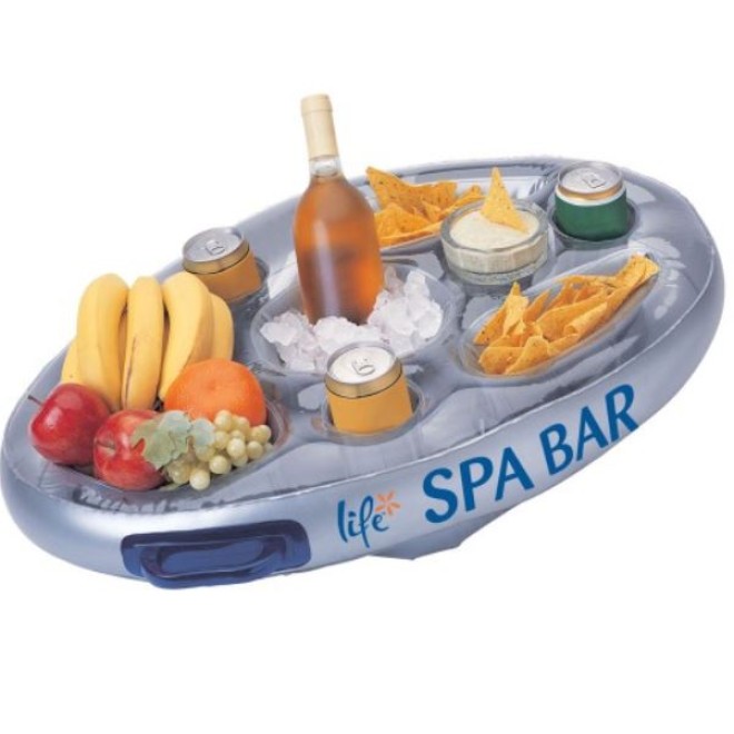 Die aufblasbare Spa Bar ist die ideale Ergänzung für entspannte Stunden im Whirlpool